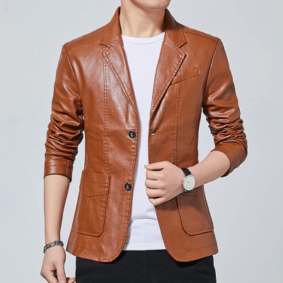 Crocodile Famous brand mens leather jackets and coats Men's Leather Jackets Casual Motorcycle PU Jacket Biker Leather Coats (1)
